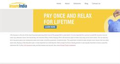 Desktop Screenshot of lifeinsuranceindia.net