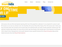 Tablet Screenshot of lifeinsuranceindia.net